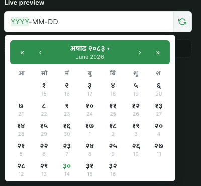 Date Picker